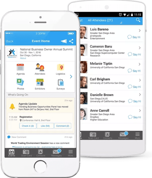 how to develop an event app a step by step guide eastern peak main event applications
